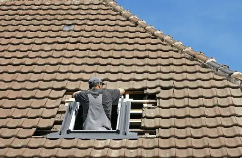 Pose de velux - Hérisson